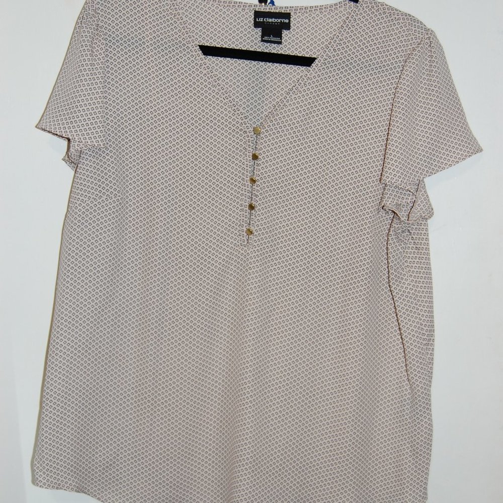 Liz Claiborne, cream colored, like new blouse